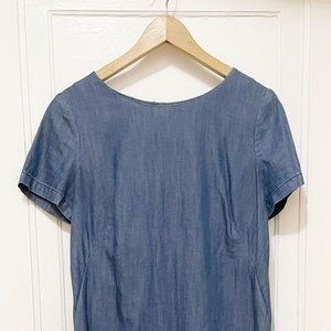 Boden Denim Shift Dress - Size 8L